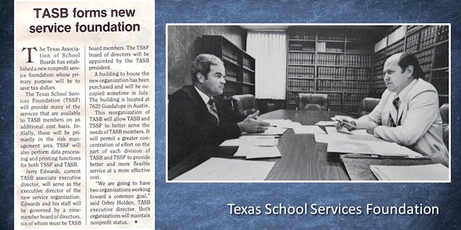 1983 photo of a newspaper article title