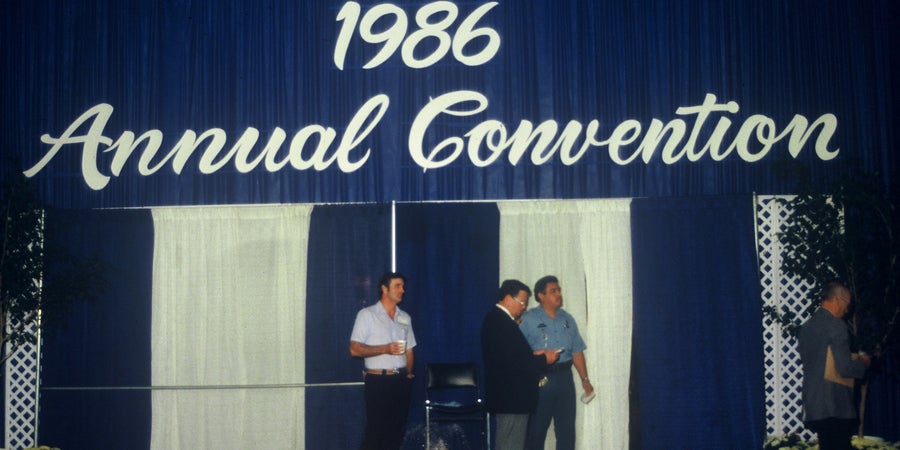 attendees at tasb convention 1986