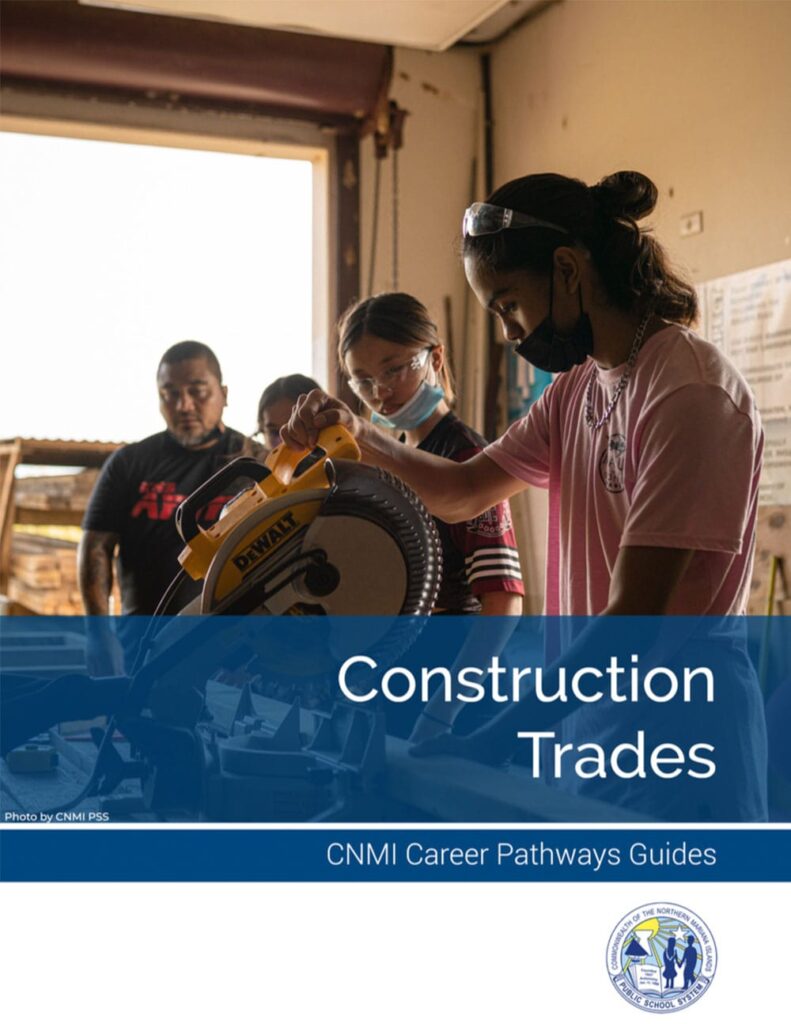 CNMI Career Pathways Guides Construction Trades