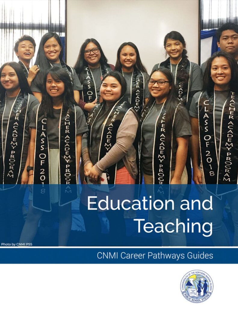 CNMI Career Pathways Guides Education and Teaching